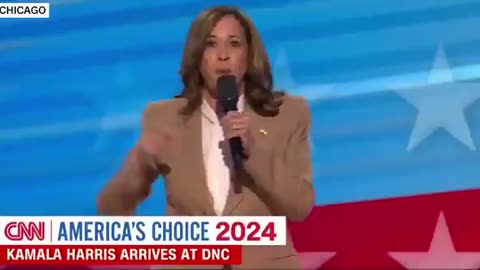 Kamala surprised everyone at DNC Convention by coming on stage early. Do you think she can win