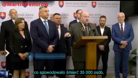 Konferencja prasowa na Słowacji NAPISY PL