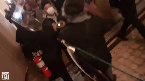 "Parlor Video" View of DC Cop Eugene Goodman Letting People in the Capitol on Jan6