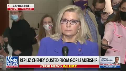 LOSER Liz Cheney Ousted From GOP Leadership - Declares War on Republicans