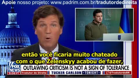 Tucker Carlson da Fox News; Existe Democracia na Ucrânia??