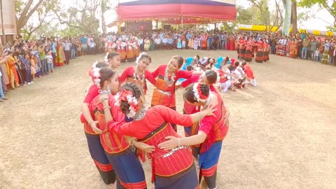 2022 Biju (New Year) is being welcomed in Rangamati with a hill dance