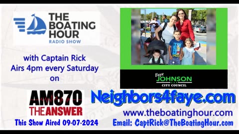 The Boating Hour with Captain Rick 09-07-2024