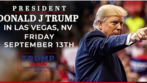 President Trump in Las Vegas, NV Friday September 13