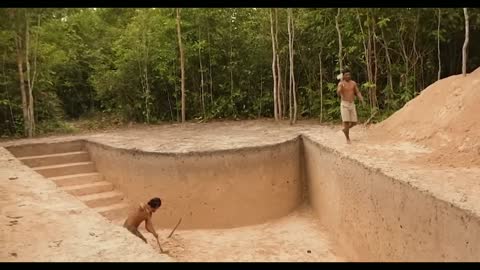 100 Days Building A Modern Underground Hut