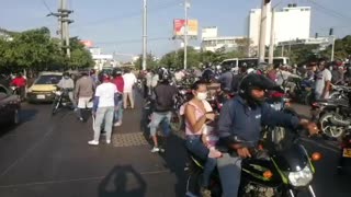 Movilización de motociclistas