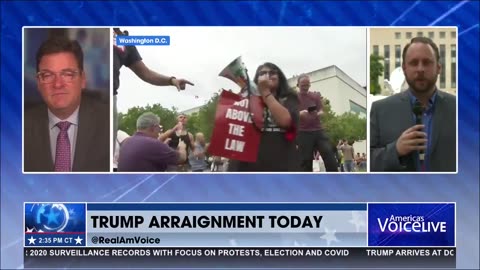 President Trump Arrives at D.C. Courthouse for Arraignment