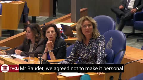 Watch the bizarre moment when the government walks out as Thierry Baudet is speaking.