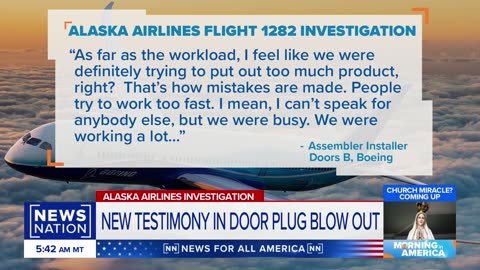 Investigative hearing on Alaska Airlines door plug blowout resumes | Morning in America