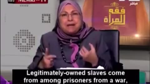 Female Islamic scholar: "Allah allows Muslim men to rape non-Muslim women to humiliate them."