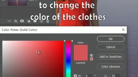 The model's clothes are too ugly, let me change her clothes | Learn Photoshop