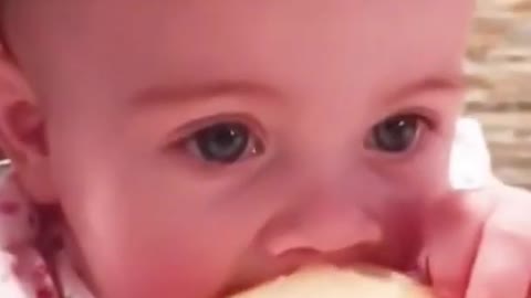 Funny Baby Videos eating fruits # Short