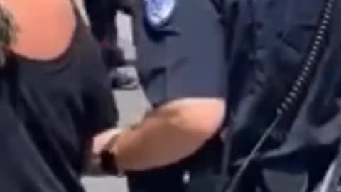 AOC Fake Arrest (Uses Imaginary Handcuffs! 😂)