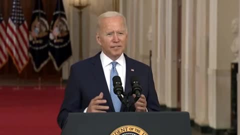 Joe Biden Slurs His Words During Pathetic Afghanistan War Speech