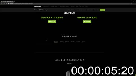 The New RTX 3060 Ti OUT OF STOCK in seconds.