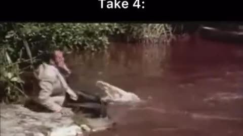 James Bond movie used real crocodiles