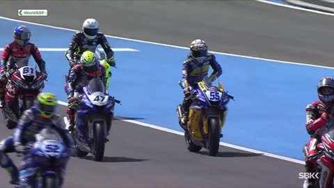 What a bizarre way to start a WorldSSP race...