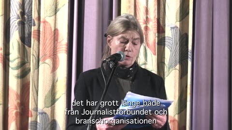 Lena Kallenberg om Julian Assange och yttrandefrihet