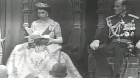 Queen Elizabeth II's First Throne Speech in Canada