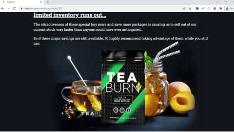 TEA BURN - Does Tea Burn Aid Weight Loss - Tea Burn Ingredients - My Tea Burn Experience