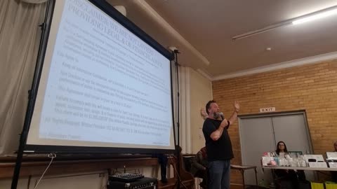 Darren presenting the OPA at VicWest