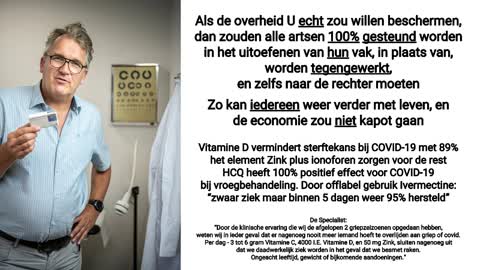 Als de overheid U echt zou willen beschermen, bv tegen covid...