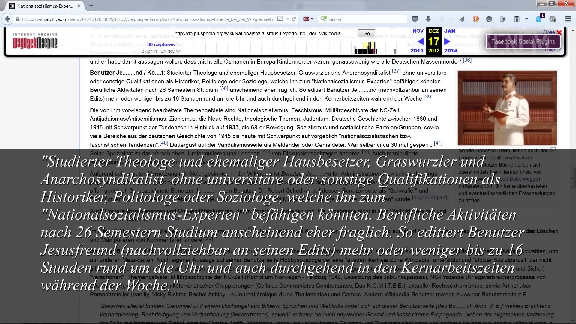 Die Dunkle Seite von Wikipedia