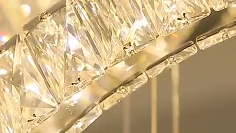 Led Chandelier With Remote Control Crystal Lustre Restaurant Light Living Room Decoration Luminaire