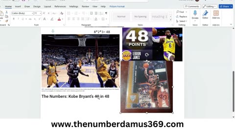 Kobe Bryant, Lebron James Michael Jordan 823 Pattern