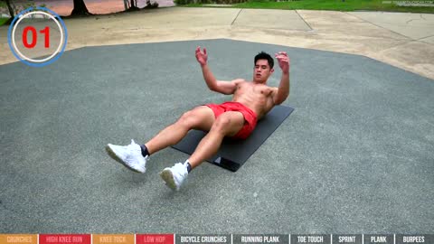 10 Minute Abs Workout Fat Burning HIIT!