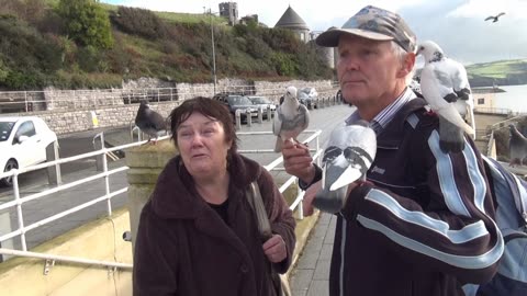 Birdman and Phylis Plymouth Hoe 2015. Ocean City