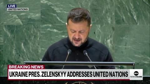 Zelenskyy to the UN: Russia wanting more land is ‘insane’