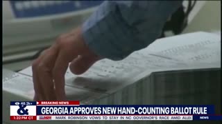 Georgia State Election Board approves Hand-Count of ballots in Trump-Harris election