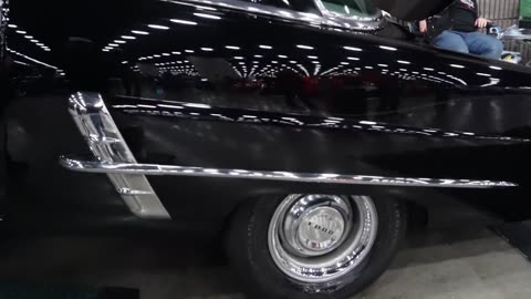 Michael Wallingford and his 1953 Ford Custom Line at the 2024 Bluegrass World of Wheels Car Show