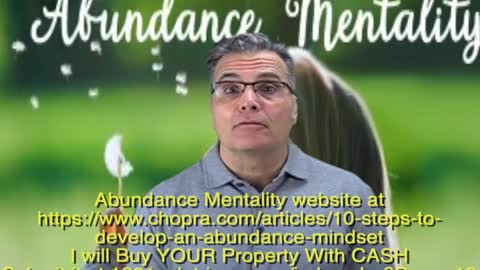 ABUNDANCE MENTALITY wants to BUY YOUR Property