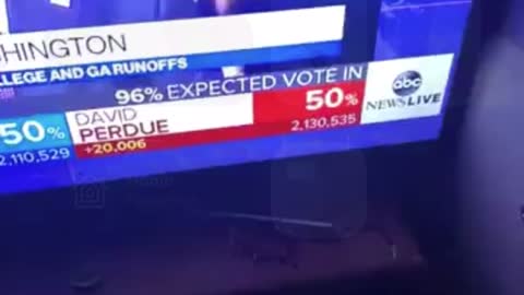 PERDUE LOST 5000 VOTES CAUGHT ON LIVE TV