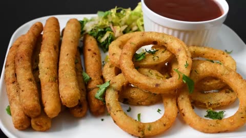 Potato Garlic Rings and Fries by pakistaniFlavor