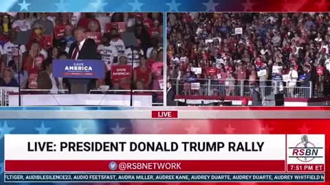 President Trump Pays Tribute to the 13 Soldiers We Lost in Afghanistan, at a MAGA rally