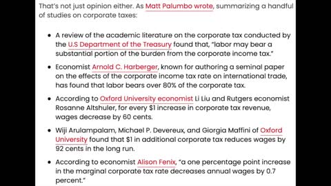 How Increasing The Corporate Tax Rate Will Lower The Wage of Workers