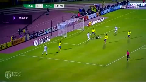 Lionel Messi goal (1) vs Ecuador