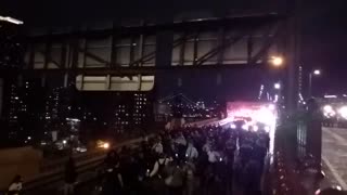 NYPD push back BLM/Antifa Thugs