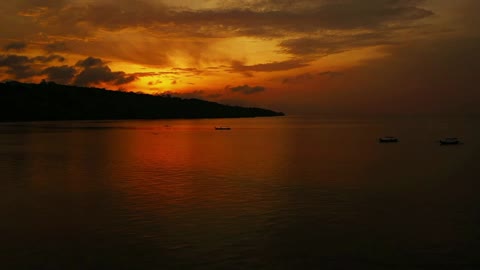 Absolutely Mesmerizing to watch "Beauty of Lady" with astonishing shades of Sun Set