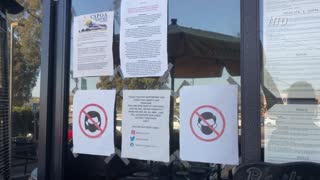 California Restaurant Bans Masks Inside