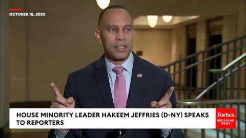 Hakeem Jeffries Slams 'Barbaric' Hamas Attack On Israel, Reaffirms U.S.-Israel 'Unbreakable' Bond