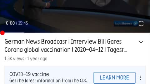 Bill Gates interview with German News Broadcast, April 2020