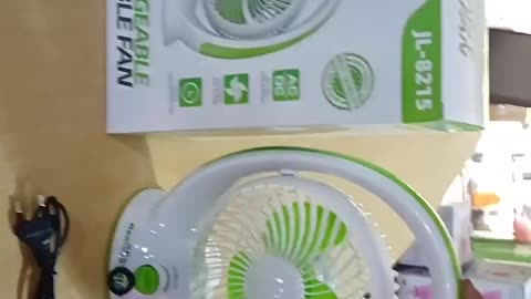 Chargeable Fan with Light