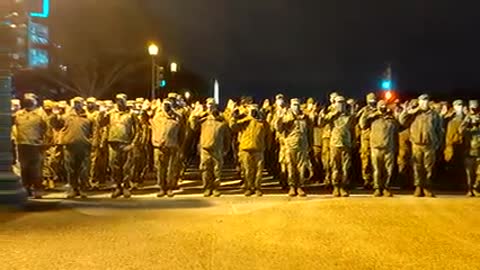 U.S. National Guard Soldiers and Airmen from Nebraska National Guard sworn in by D.C. Metro Police