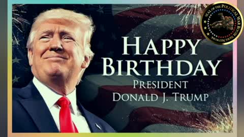 🇺🇸"HAPPY ULTRA-MAGA BIRTHDAY TRUMP---HAPPY 76TH BIRTHDAY PRESENT DONALD J TRUMP"🇺🇸