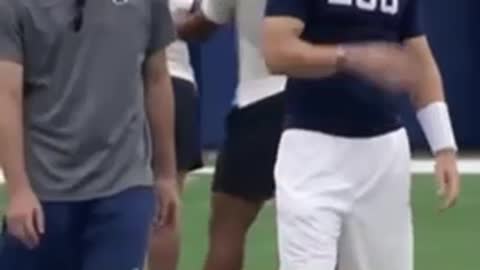 Eli Manning undercover at PENN State tryouts