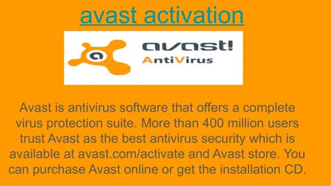 avast.com/activate